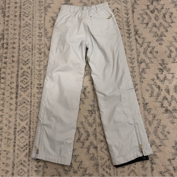 Vintage Luxury Brand Couloir Ski Pants Snowsuit snow pant white/grey waterproof - Picture 2 of 6